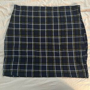 navy blue mini skirt size us 20